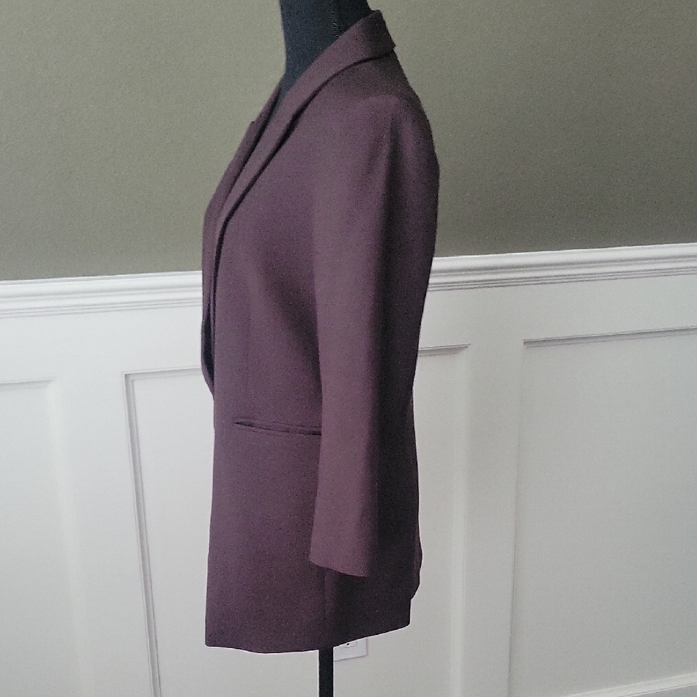 Alex Marie Brown Women's Blazer 3/4 Sleeves - Picture 3 of 4